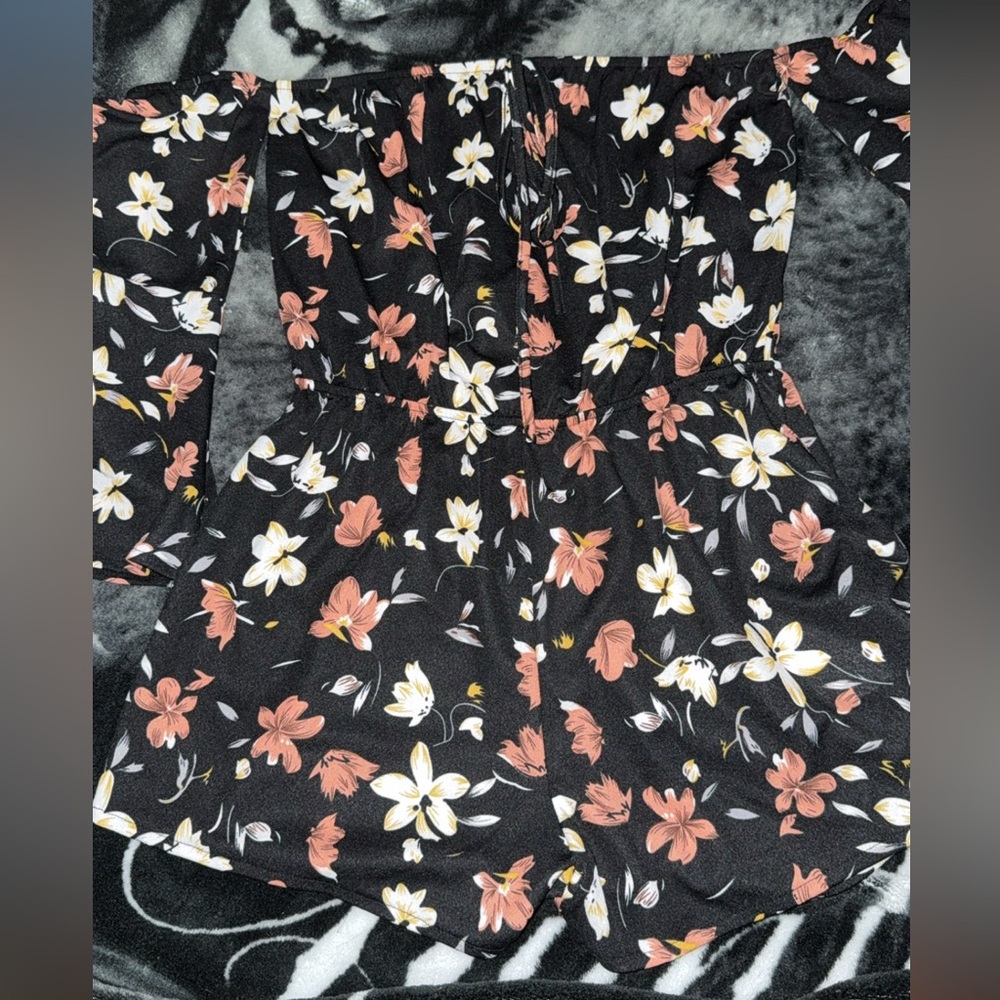Floral Off-Shoulder Dress